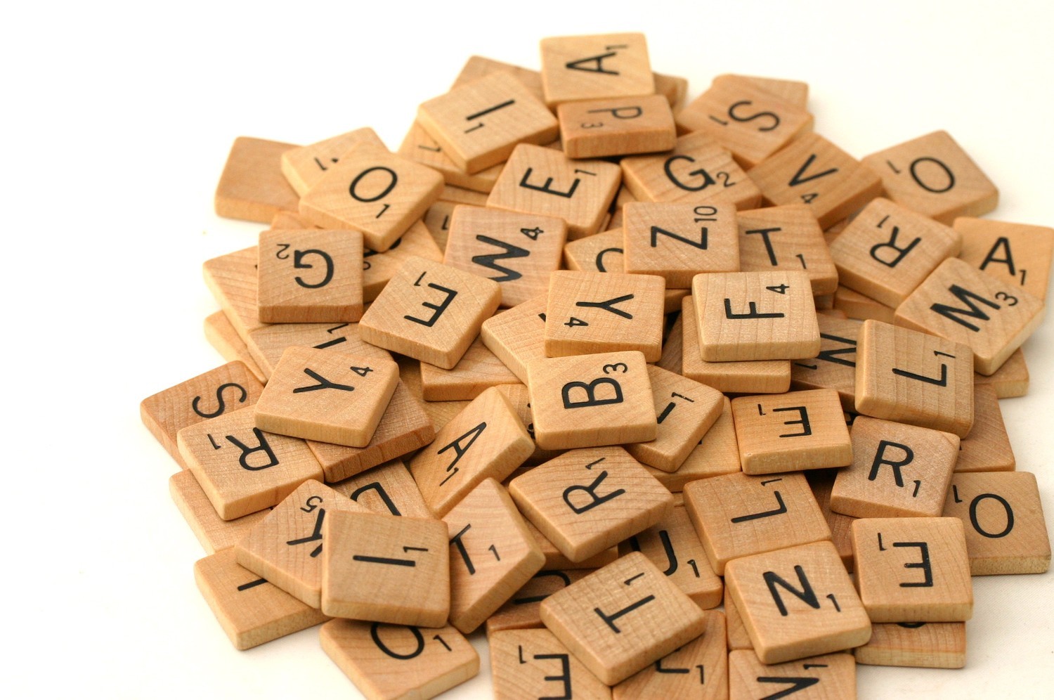 Scrabble letters